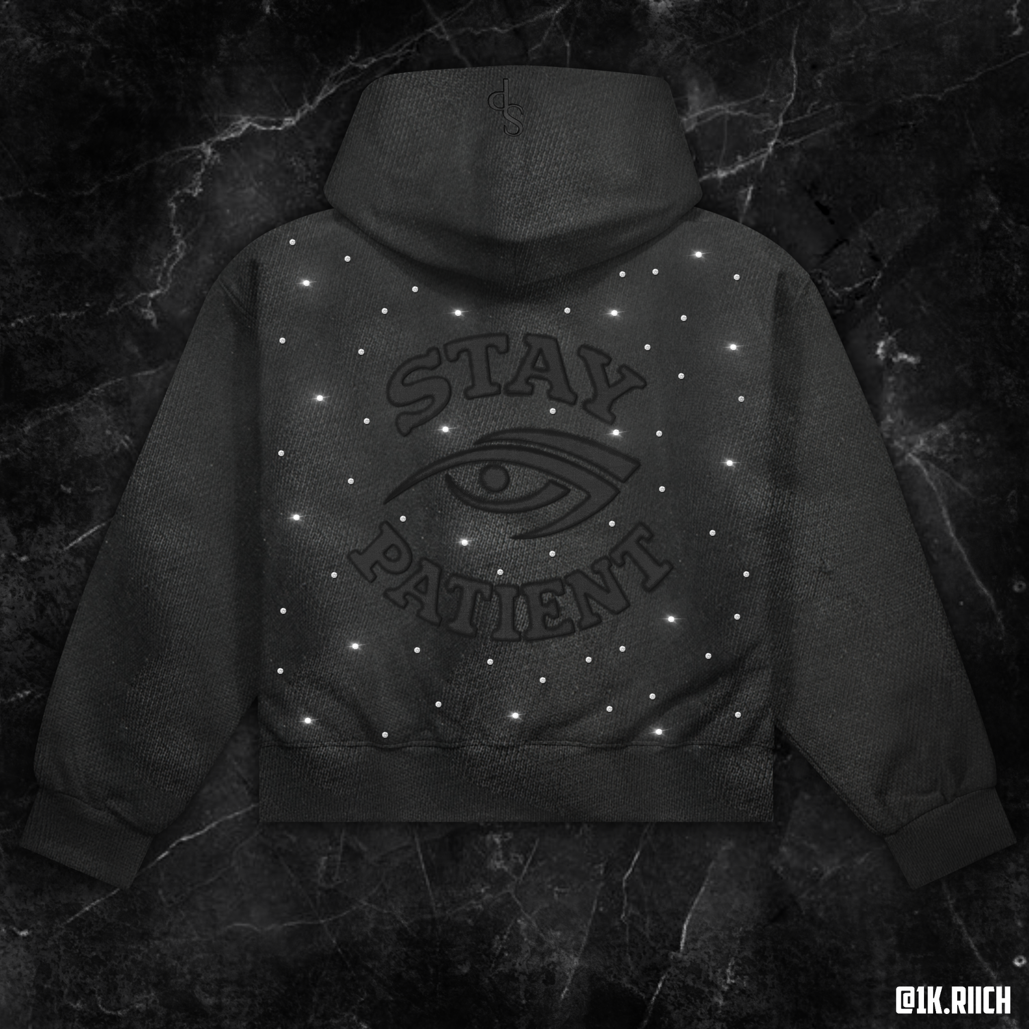 Cropped Black Zip up